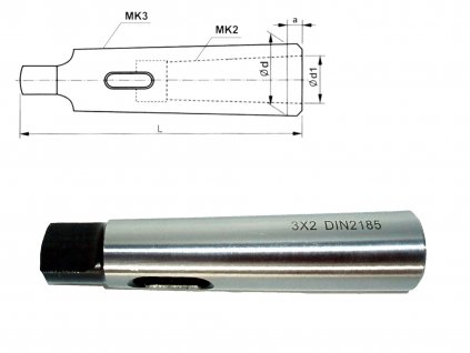 Redukcni pouzdro s unasecem MK3 MK2
