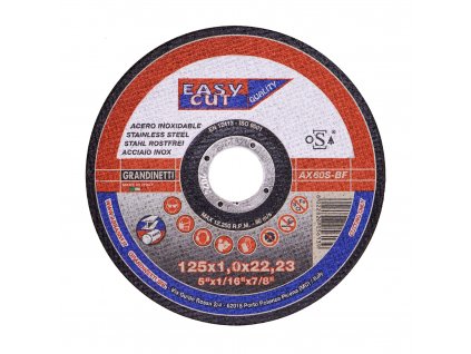 Kotouč řezný na nerez/ocel AX60S | 115x1,0x22,2 mm