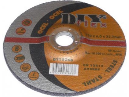 DY 23065 kotouč brusný na ocel 230 x 6,0 x 22,2 mm balení 5 ks