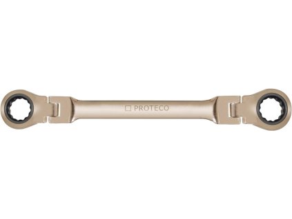 klíč ráčnový očkový 10 x 11 mm s klouby CrV 42.18-346-10X11