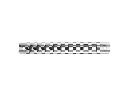 držák hlavic 1/2" prázdný plech. (pro 14 hl.) 43.120-90