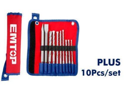 Sada vrtáků a sekáčů SDS Plus 10dílná