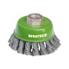 kartáč hrnkový copánkový 65mmxM14x2 NEREZ 0.5 mm 10.233-065-NER