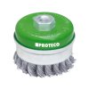 kartáč hrnkový copánkový 80mmxM14x2 NEREZ 0.35 mm 10.233-080-NER