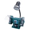 Bruska el. stolní dvoukotoučová 150mm/300W + svítidlo 40W XT107150