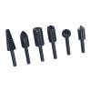 Sada rotační rašple do dřeva, 6ks XT181006