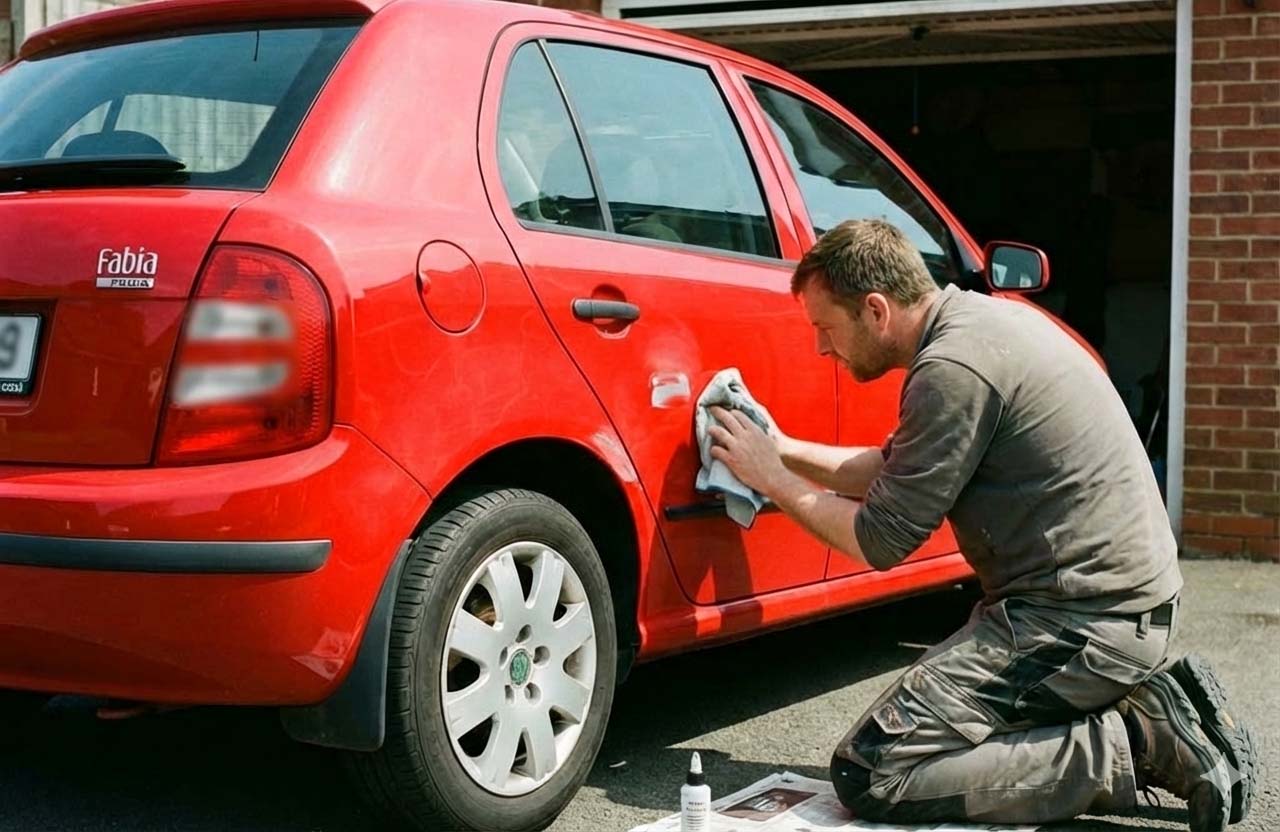 Oprava laku auta svépomocí