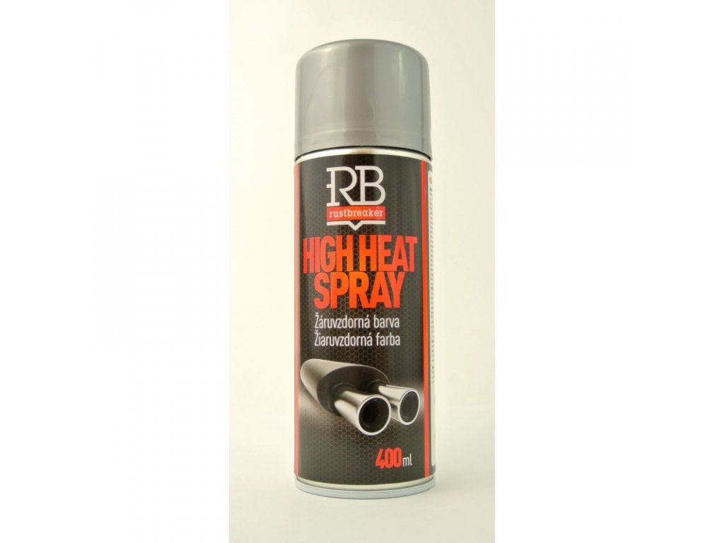 RustBreaker stříbrný žáruvzdorný sprej na výfuk 400 ml