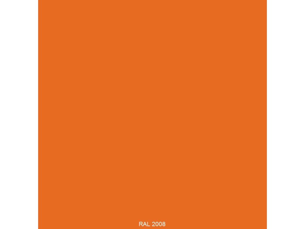 TELKYD T300 lesklý vrchní syntetický email odstín RAL 2008 Světlečervená oranžová