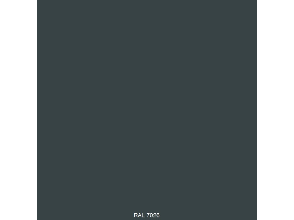 TELKYD T300 matný vrchní syntetický email odstín RAL 7026 Žulová šedá