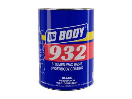 BODY 932 nátěr na podvozek černý bitumen s voskem 4 litry