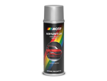 MoTip sprej akrylátový autolak ŠKODA 9156 stříbrná briliant metalíza 200 ml