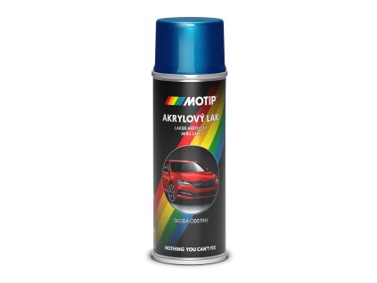 MoTip sprej akrylátový autolak ŠKODA 9462 modrá storm metalíza 200 ml
