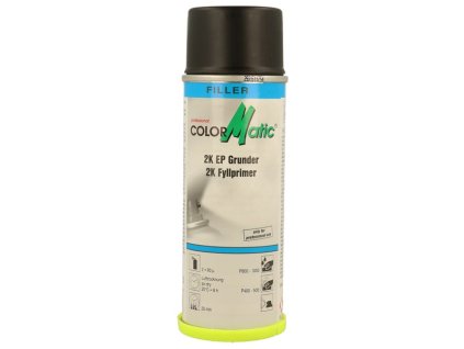 ColorMatic 2K dvousložkový epoxidový základový plnič ve spreji 200 ml černý