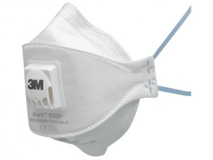 3M 9322 respirátor proti prachu s ventilem (FFP2)