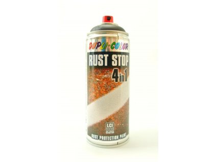 DUPLI-COLOR sprej RUST STOP RAL 9005 černá 400 ml