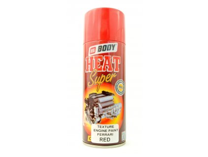 BODY Heat žáruvzdorný sprej strukturový červená Ferrari 400 ml