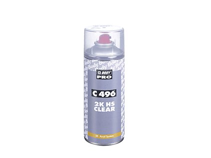 BODY C496 HS sprej lesklý bezbarvý lak na metalízy 400 ml