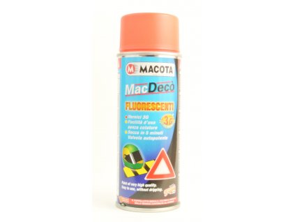 MACOTA sprej oranžová fluorescenční barva RAL 2005 400 ml