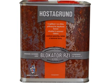 Barvy a laky Hostivař Hostagrund U 2161 blokátor rzi 2,5 litru
