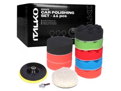 ITALKO 11 dílná sada leštících kotoučů D150 mm
