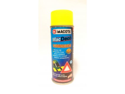 MACOTA RAL 1026 reflexní neonový fluorescenční žlutý sprej barva 400 ml