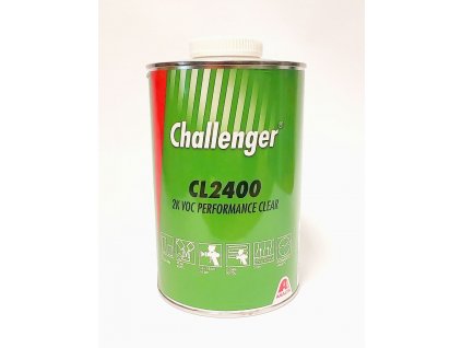 CHALLENGER 2400 Performance Clear vysoce lesklý akrylový bezbarvý lak 1 litr