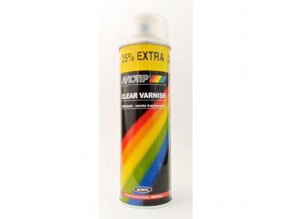 MoTip sprej akrylový bezbarvý lak 500 ml matný