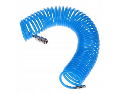 ITALKO spirálová vzduchová hadice 5 mm x 8 mm x 10 m s rychlospojkami