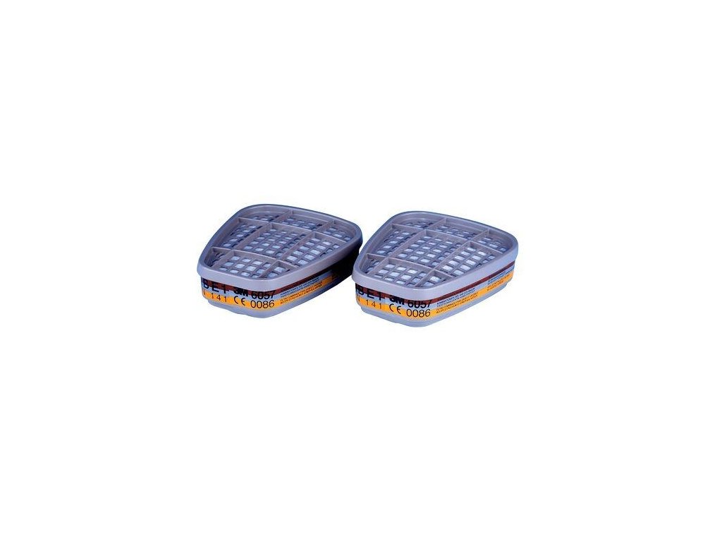 3M 6057 ABE1 filter proti plynom a výparom triedy A1 (2 ks)