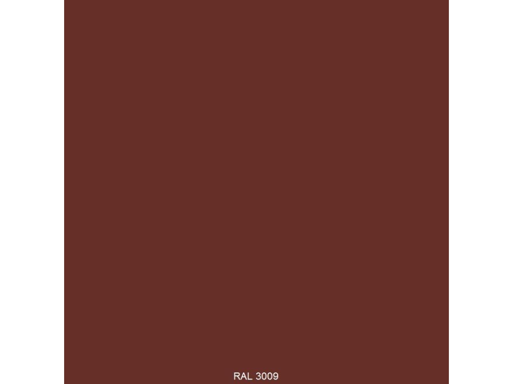 TELKYD T300 matný vrchný syntetický email odtieň RAL 3009 Hrdzavá červená