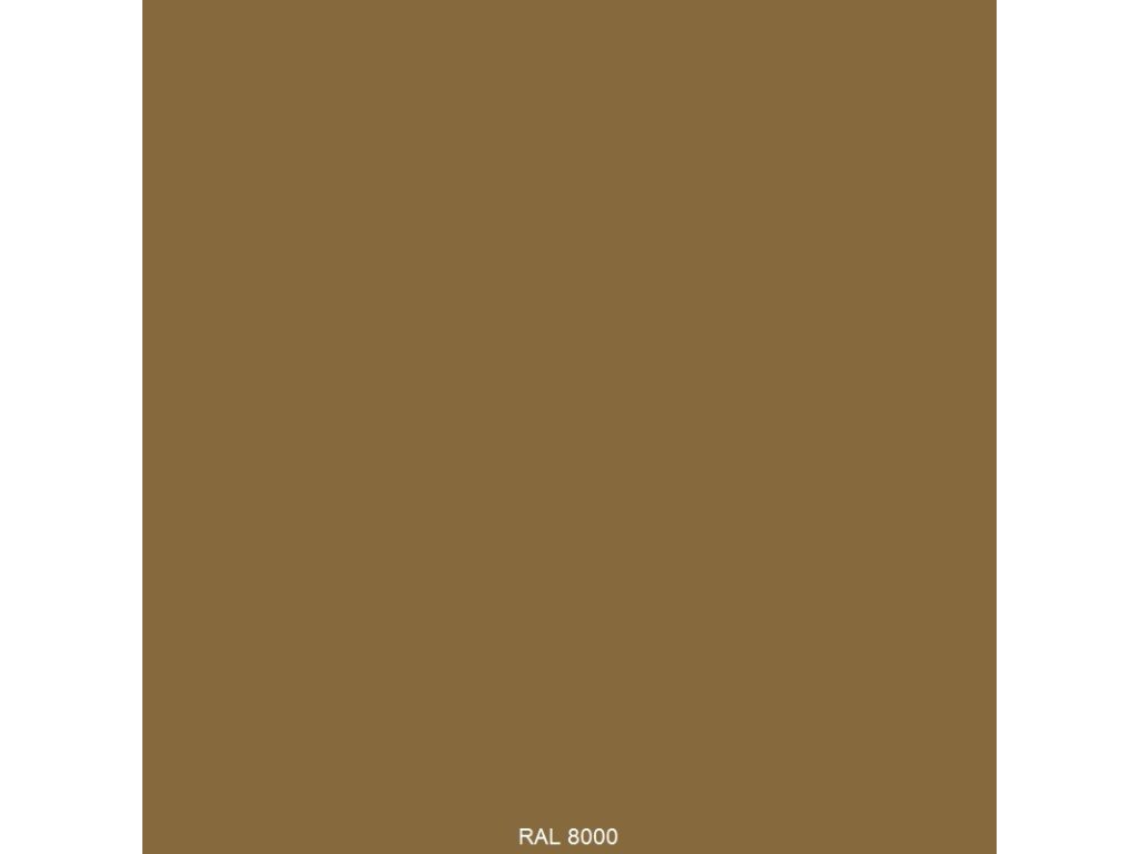 TELKYD T300 matný vrchný syntetický email odtieň RAL 8000 Zelenohnedá