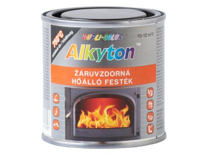 ALKYTON čierna žiaruvzdorná farba 250 ml