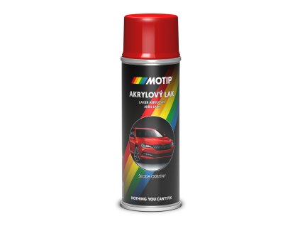 MoTip sprej akrylátový autolak ŠKODA 8180 červená Rallye 200 ml