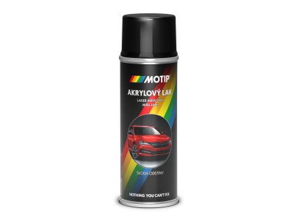 MoTip sprej akrylátový autolak ŠKODA 9910 čierna magická metalíza 200 ml
