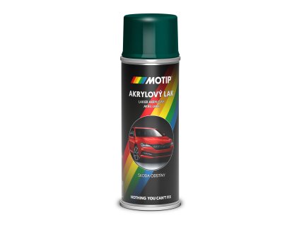 MoTip sprej akrylátový autolak ŠKODA 9598 zelená Island metalíza 200 ml