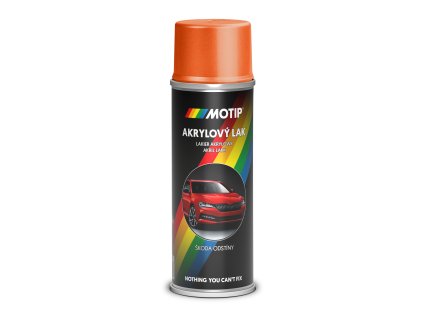 MoTip sprej akrylátový autolak ŠKODA 9771 oranžová tangerine metalíza 200 ml
