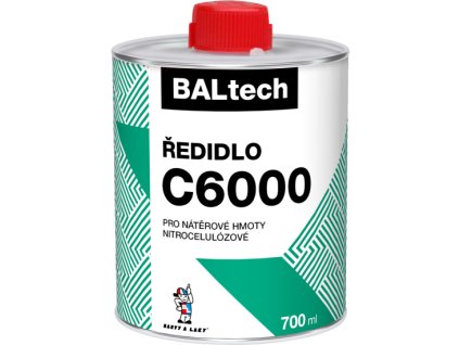 Barvy a laky Hostivař C 6000 nitrocelulózové riedidlo 700 ml