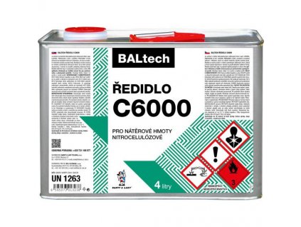 BAL C 6000 nitrocelulózové riedidlo 4 litre