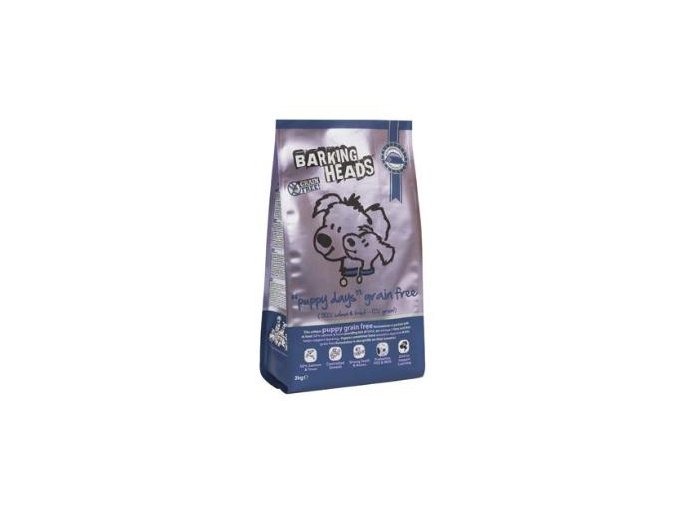 BARKING HEADS Puppy Days GRAIN FREE 2kg