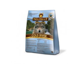 WOLFSBLUT COLD RIVER 12,5kg - granule pro psa z lososa a pstruha