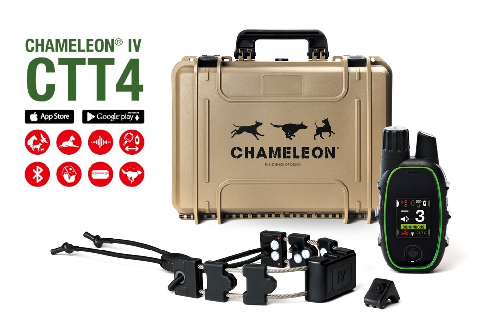 Elektronický obojok  Chameleon® IV MEDIUM + CTT 4 +Finger Kick + charging kit - NEW