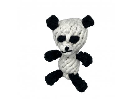Panda - pletená hračka