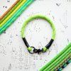 dogaris lanovy obojok clip zelene zlte 1