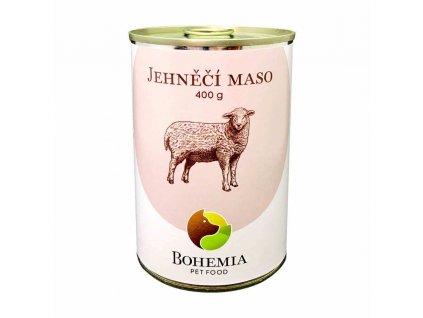 Jehněčí maso ve vlastní šťávě Bohemia Pet Food 400 g