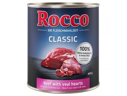 Rocco - hovězí s telecími srdci 800 g