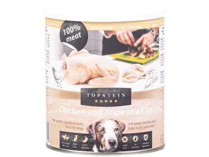Topstein Kuře a dršťky v plechu - 800 g