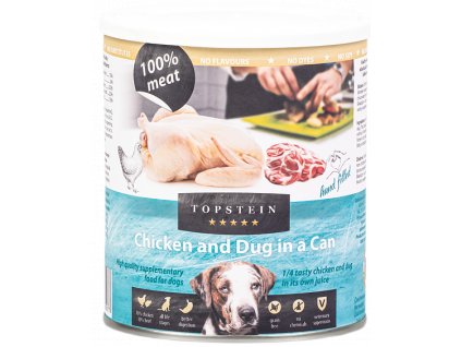 opstein Kuře a vemeno v plechu 800 g