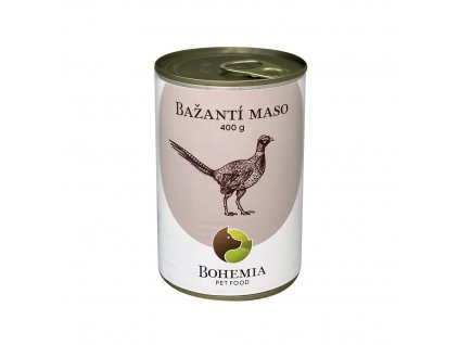 Bažantí maso ve vlastní šťávě Bohemia Pet Food 400 g_1