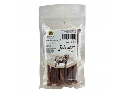 Jehněčí tyčinky 85 g Bohemia Pet Food_1